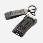 Lexus Car Key Cover Case Grey Leather