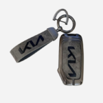 KIA Car Key Cover Case Grey Leather